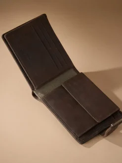 Marron chocolat - Portefeuille Signature en cuir d’une capacité supplémentaire