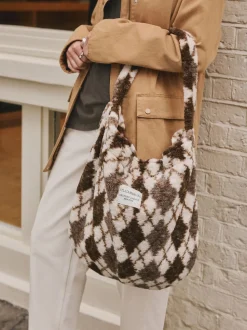 Marron chocolat - Sac bandoulière Borg Argyle