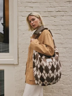 Marron chocolat - Sac bandoulière Borg Argyle