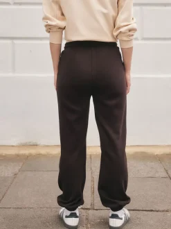 Marron chocolat - Survêtement Essential en jersey à poignets