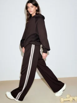 Marron chocolat - Sweat à capuche épais coupe standard décontracté