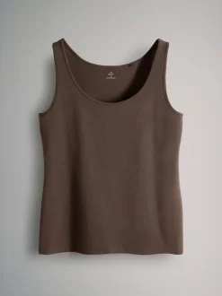 Marron chocolat - The Set 7 Lot Col dégagé Vests