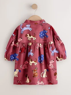 Marron chocolat Character - Robe en coton à manches longues (3mois8ans)