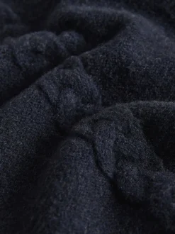 Marron chocolat/Bleu marine - The Set lot de 2 Cardigans en maille Torsade