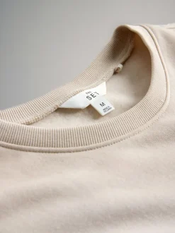 Marron chocolat/marron taupe/Crème - The Set 3 Lot Sweat-shirt décontracté à col rond