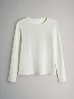 Marron chocolat/marron taupe/marron clair/neutre - The Set 7 Lot Manches longues Col rond T-shirt