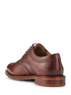 Marron clair - Jones Bootmaker Longwood Suede Derby Brogue