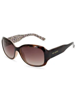 Marron clair - Lunettes de soleil Charlotte Ted Baker écaille de tortue