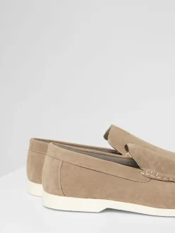 Marron clair - Mocassins à enfiler Threadbare en faux daim