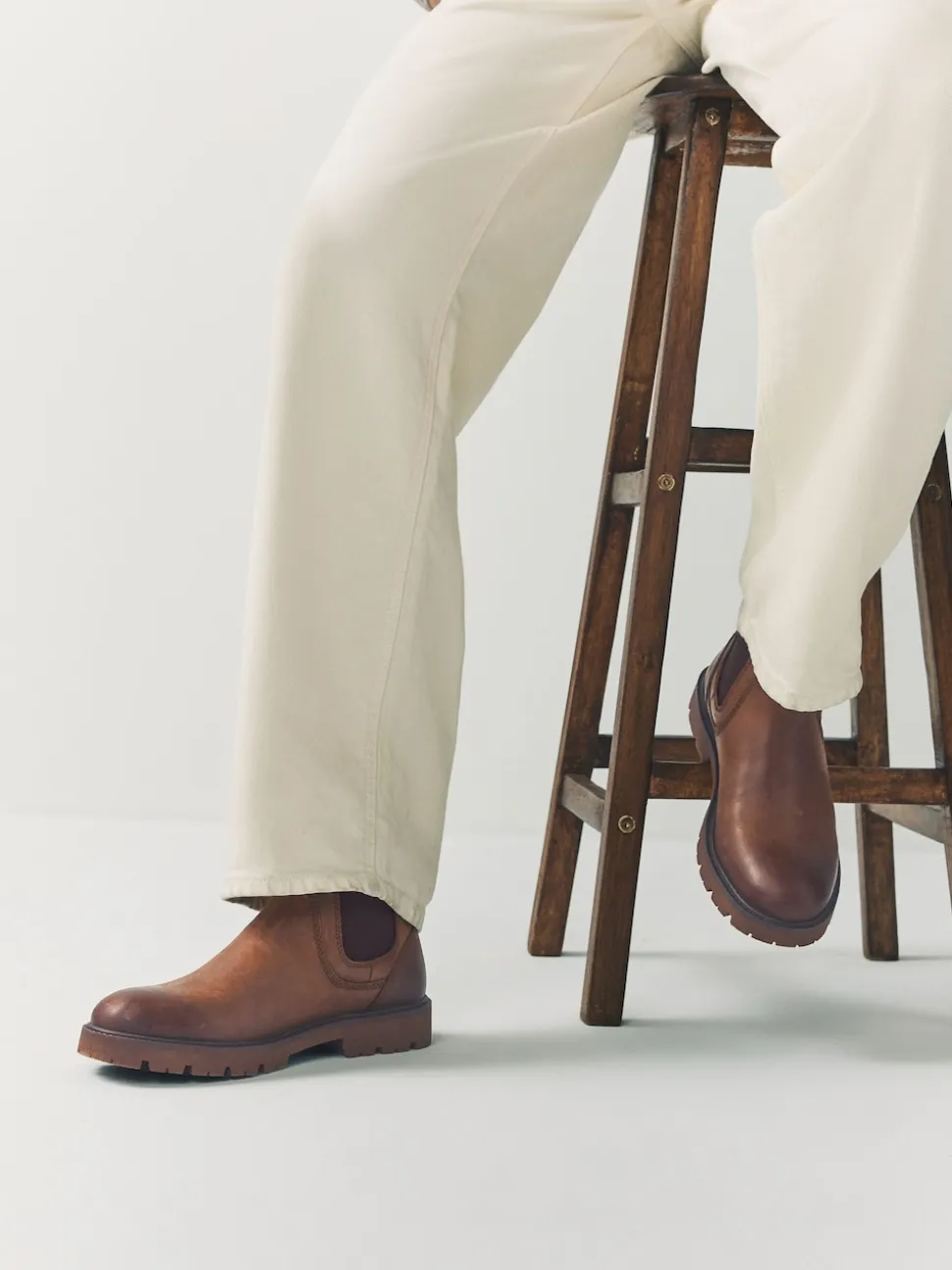 Marron fauve - Bottes Chelsea décontractées