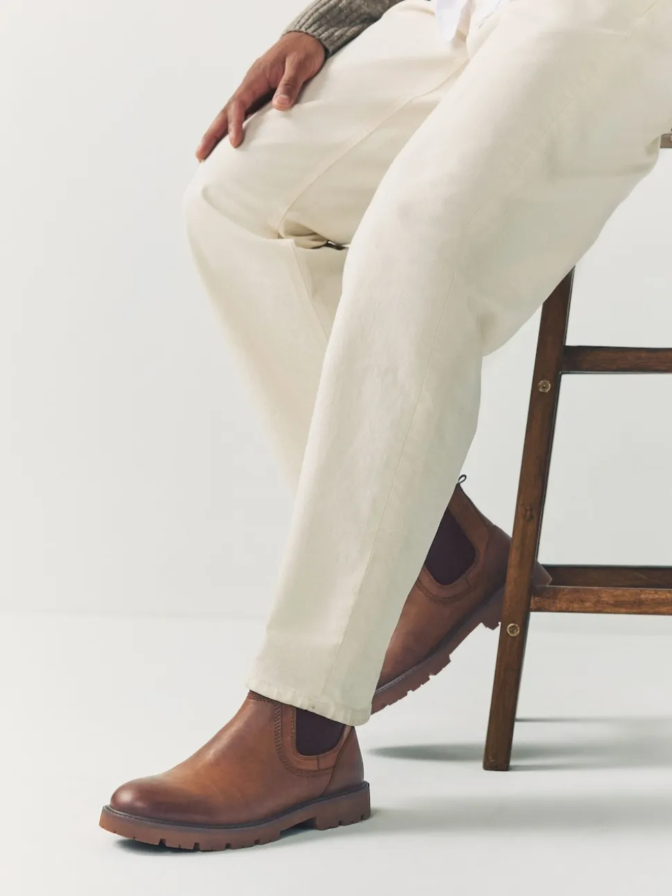 Marron fauve - Bottes Chelsea décontractées