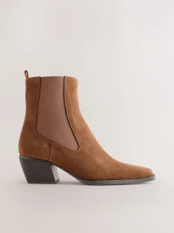 Marron fauve - Bottes de cow-boy western Chelsea Style