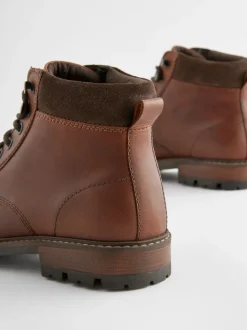 Marron fauve - bottes en cuir
