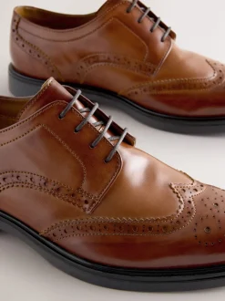 Marron fauve - Chaussures richelieu