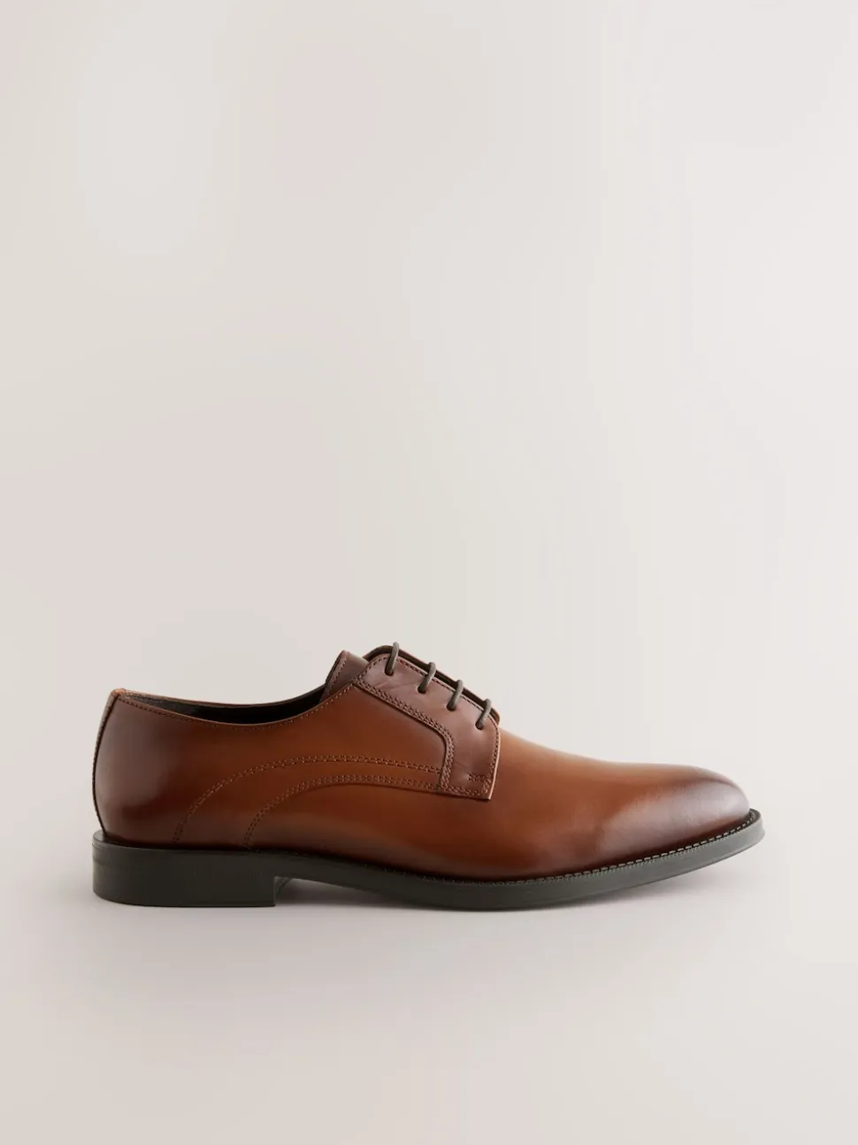 Marron fauve - Chaussures Derby en cuir