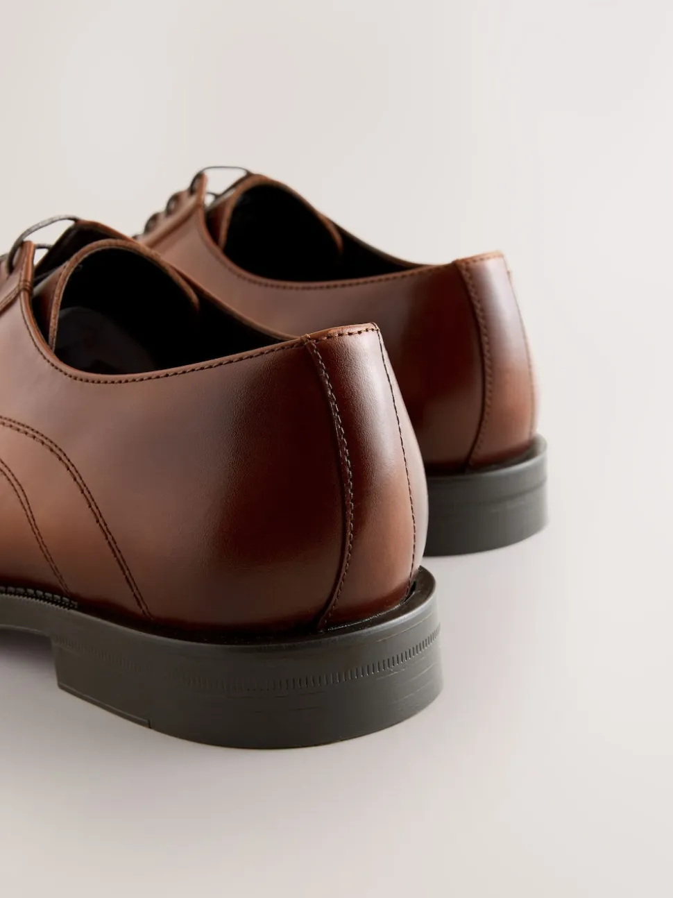 Marron fauve - Chaussures Derby en cuir