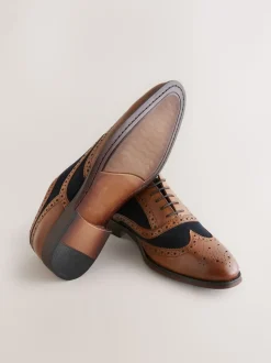 Marron fauve - Chaussures Brogue Heritage