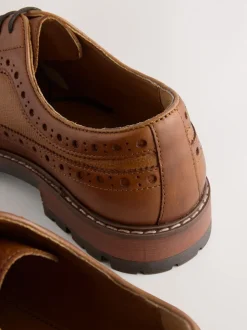 Marron fauve - Chaussures Brogue Heritage