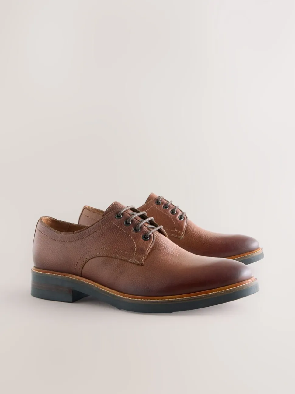 Marron fauve - Chaussures Heritage Derby en cuir