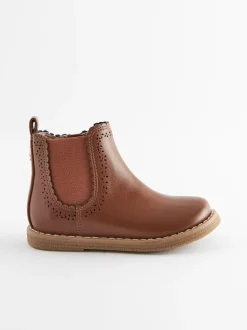 Marron fauve - Chelsea Ankle Boots