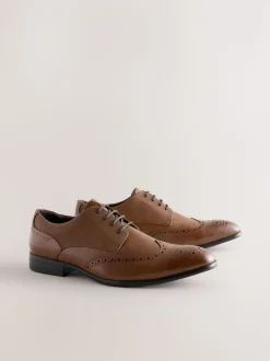 Marron fauve - Coupe classique - Chaussures richelieu