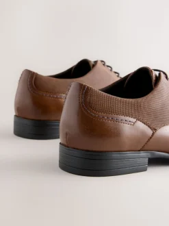 Marron fauve - Coupe classique - Chaussures richelieu