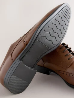 Marron fauve - Coupe classique - Chaussures richelieu