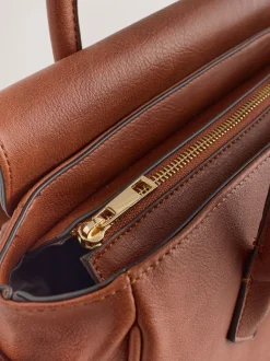 Marron fauve - Fourre-tout structuré