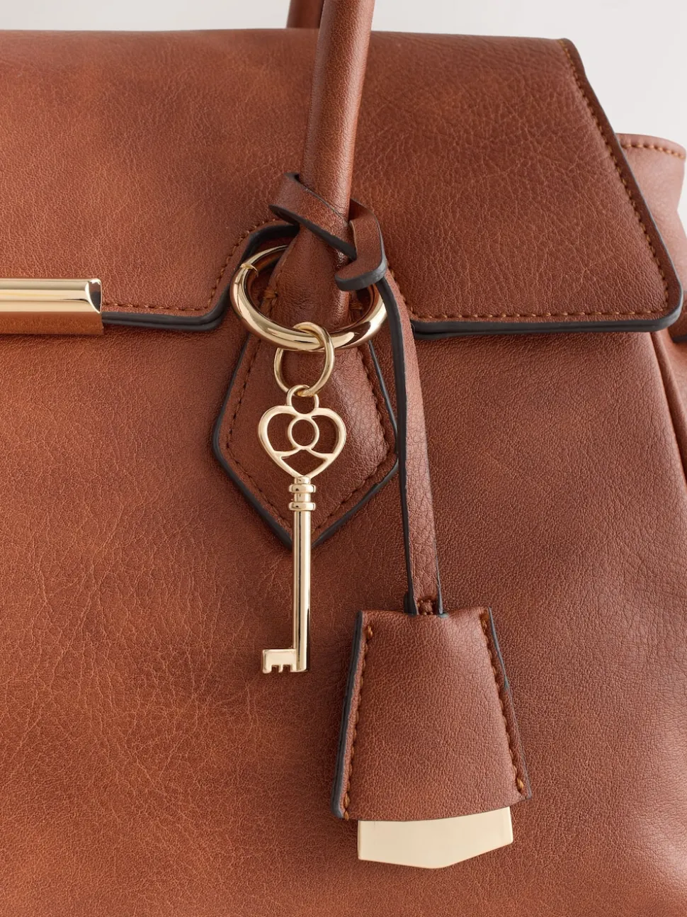 Marron fauve - Fourre-tout structuré