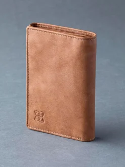 Marron fauve - Lakeland portefeuille Bowston en cuir à trois plis