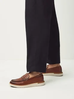 Marron fauve - Mocassins Compensées