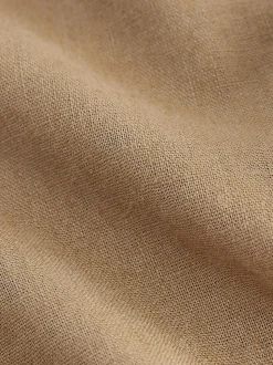 Marron fauve - Pantalon en lin Blend à enfiler (3mois-7ans)