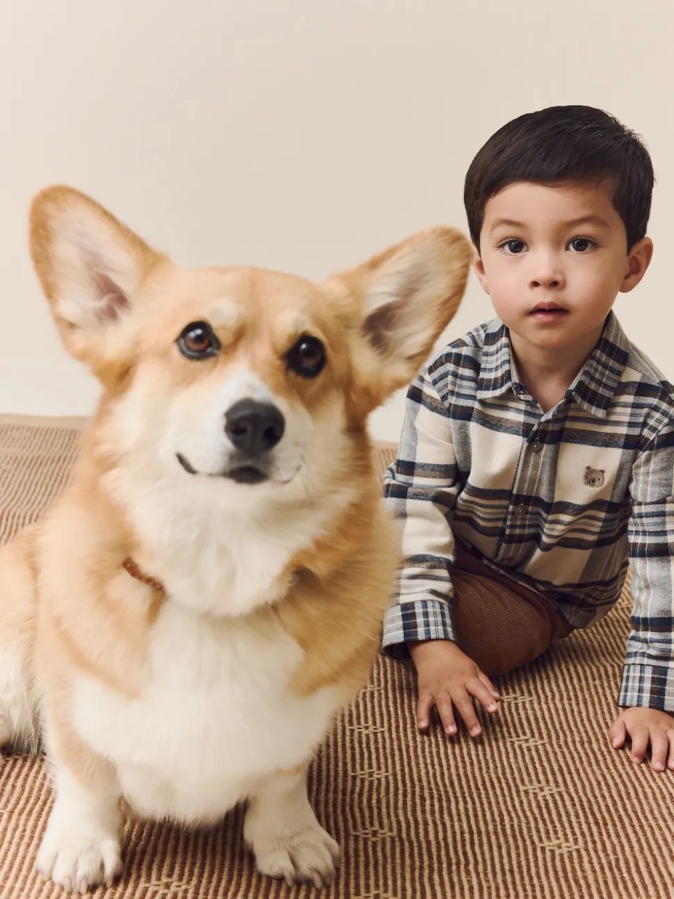 Marron fauve - Pantalon en velours côtelé (3mths-7yrs)