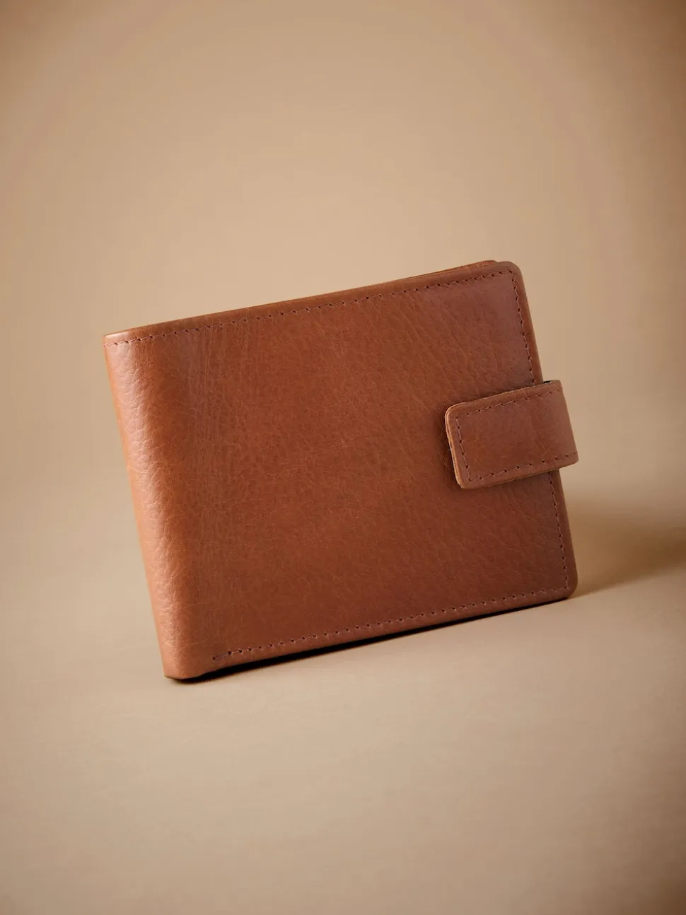 Marron fauve - Portefeuille Signature en cuir d’une capacité supplémentaire