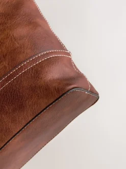 Marron fauve - Sac à main avec boucle