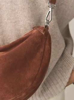 Marron fauve - Sac cross-body en cuir Sling