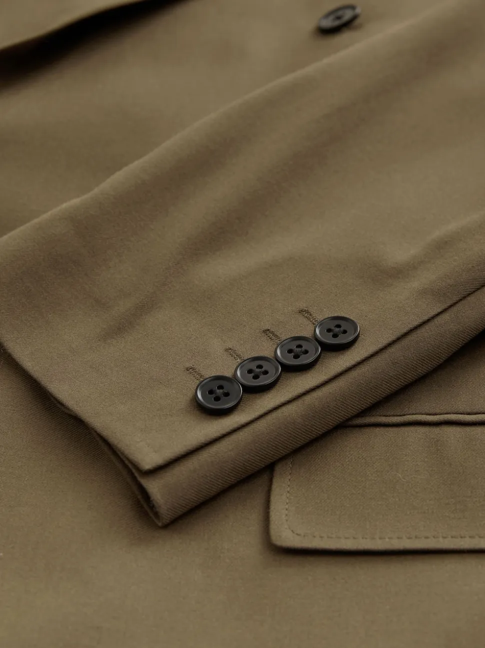 Marron fauve - Veste de costume à double boutonnage