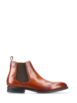 Marron fauve brûlé - Bottines Base London Whittle Chelsea