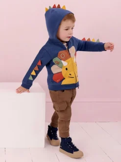 Marron fauve et chiné naturel - LotJojo Maman Bébé Cargos % Cotton Survêtement 100 2