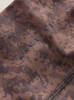 Marron imprimé abstrait - Balance Sports Yoga Leggings