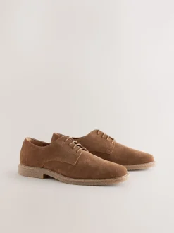 Marron mink - Chaussures Suede Derby