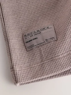 Marron mink - Ensemble t-shirt et short texturé Manchester Courts (3-16ans)