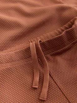 Marron rouille - Ensemble de bain texturé (3mois-7ans)