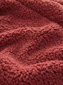 Marron rouille - Robe de chambre en peluche