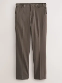 Marron taupe - Moulant - Pantalons extensibles à taille élastiquée Motionflex