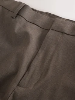 Marron taupe - Moulant - Pantalons extensibles à taille élastiquée Motionflex