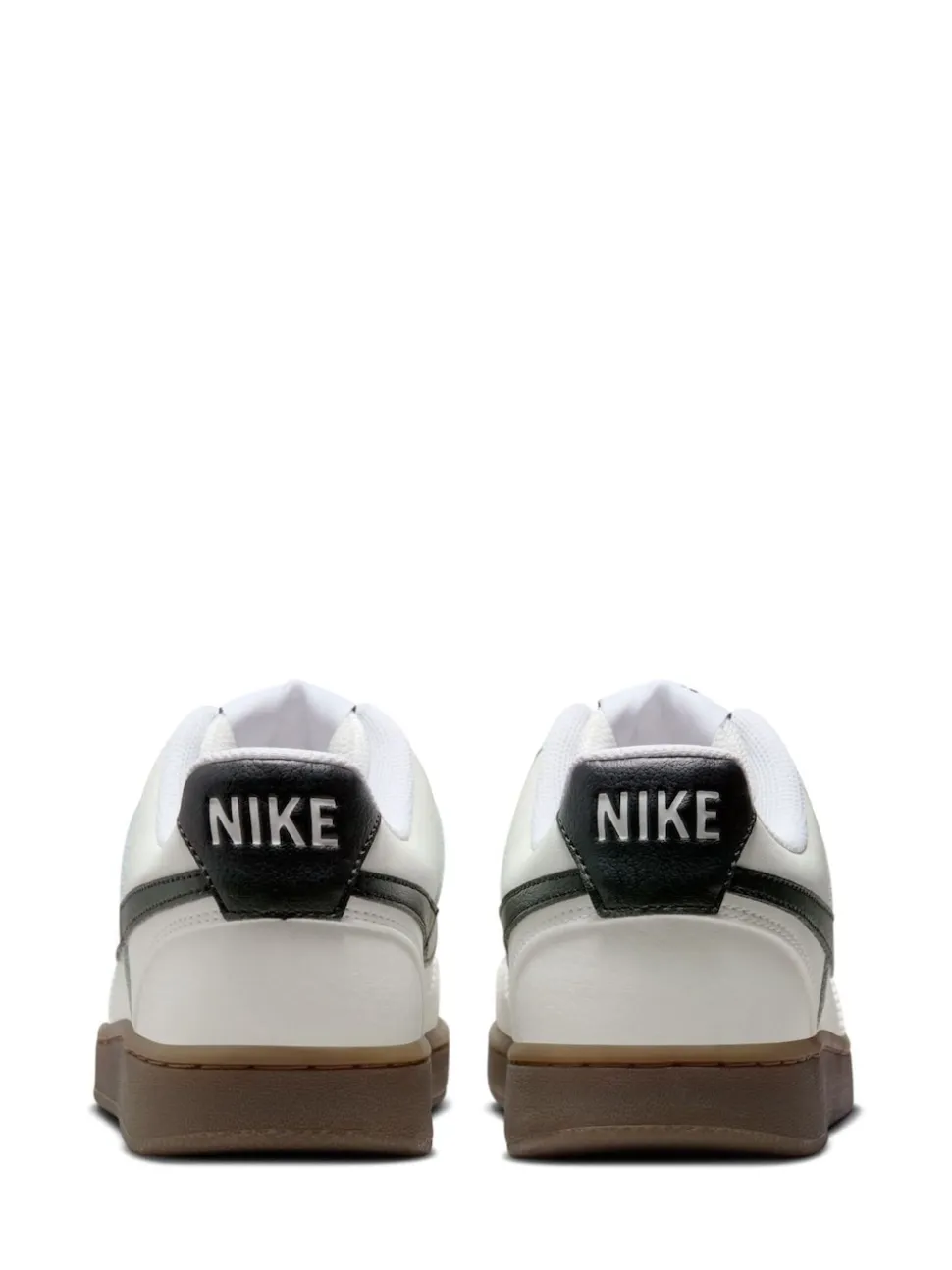 Marron/blanc - Baskets basses Nike Court Vision