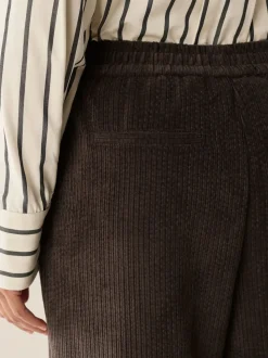 Marron/kaki - Lot de 2 Pantalons Jambe large en Velours côtelé doux