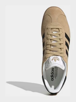 Marron/noir - adidas Originals Gazelle Trainers