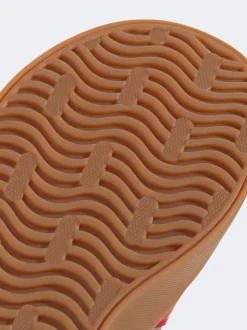 Marron/rouge - adidas Vl Cour 3.0 Baskets enfant à crochets et boucles